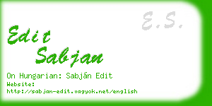 edit sabjan business card